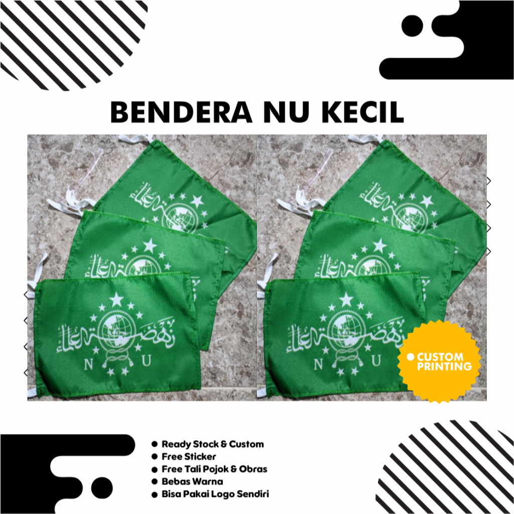 Bendera NU kecil - Bendera Meja - Bendera pawai