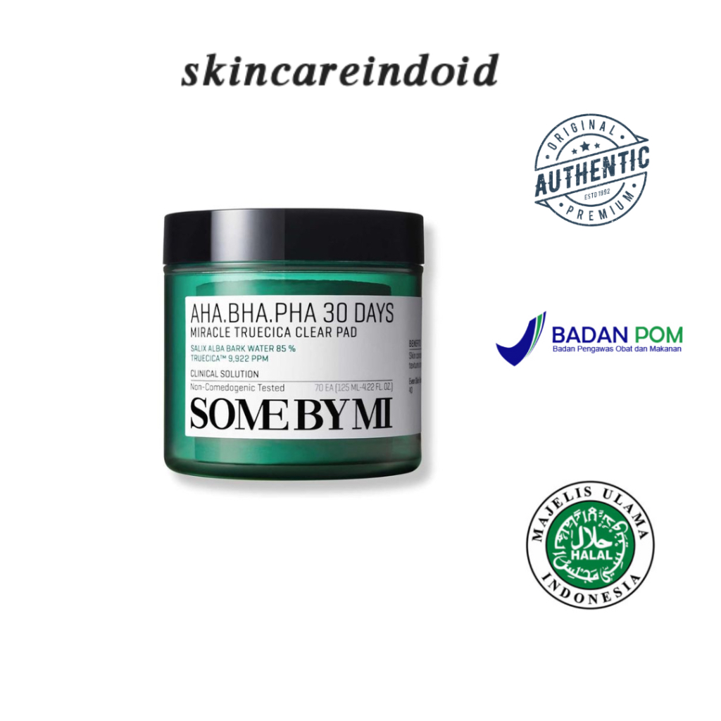 Some By Mi AHA BHA PHA 30 Days Miracle Truecica Clear Pad 70 pad