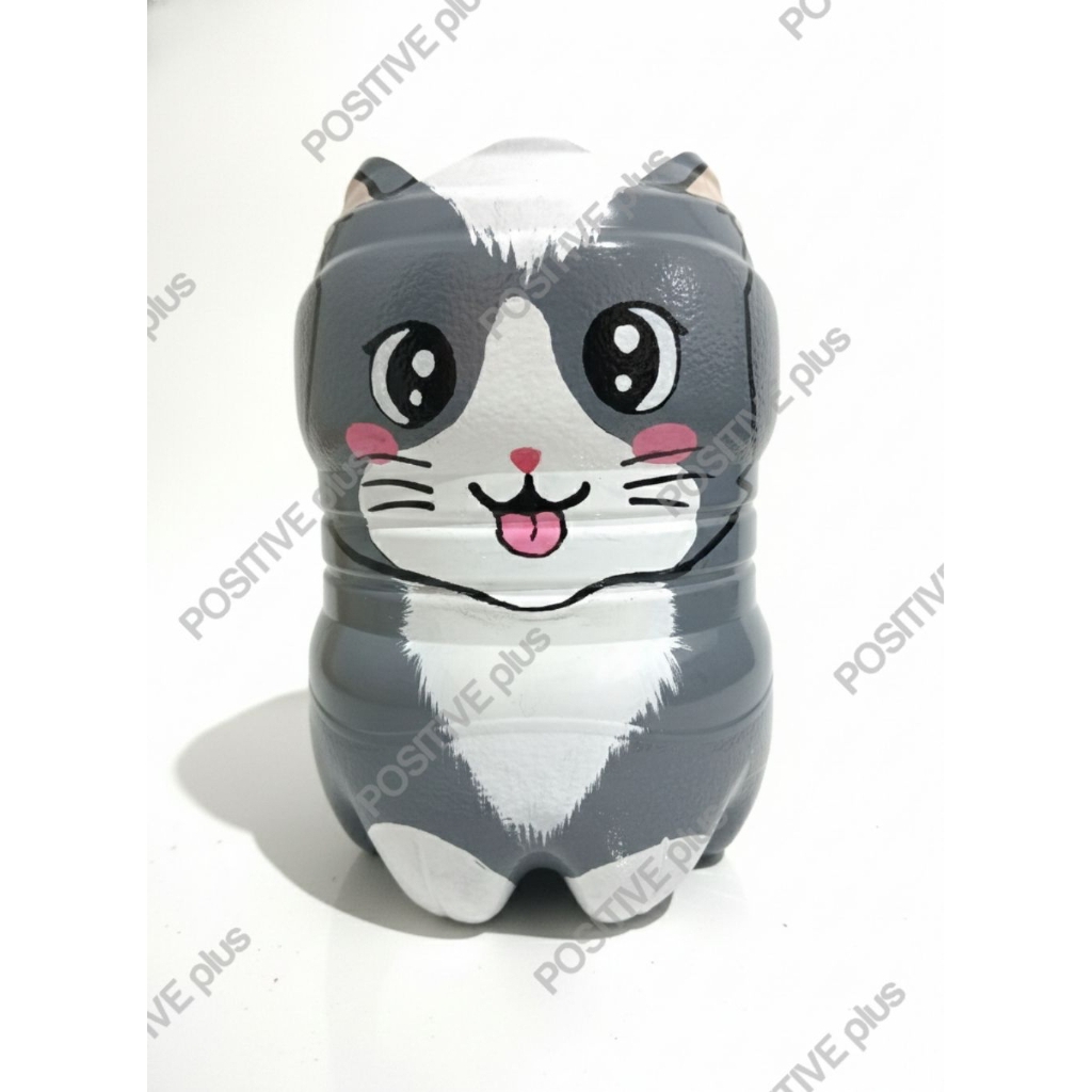 pot karakter kucing bsh dari galon le minerale 15L