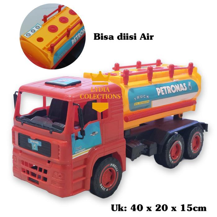 Mainan Truk Tangki Bensin Shell Petronas Roda Friction