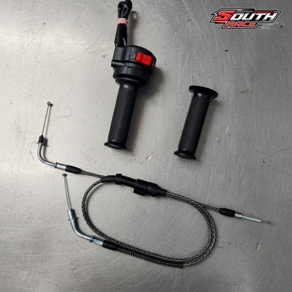 Gas Standar RX King Full Karbon | Set Gas RX King Kabel Cabang Karbon PNP