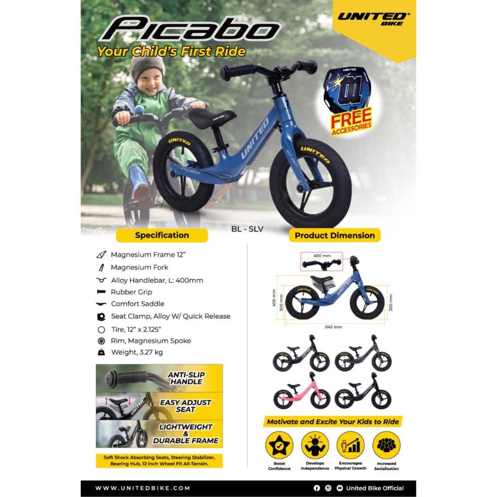 PUSH BIKE UNITED PICABO BALANCE