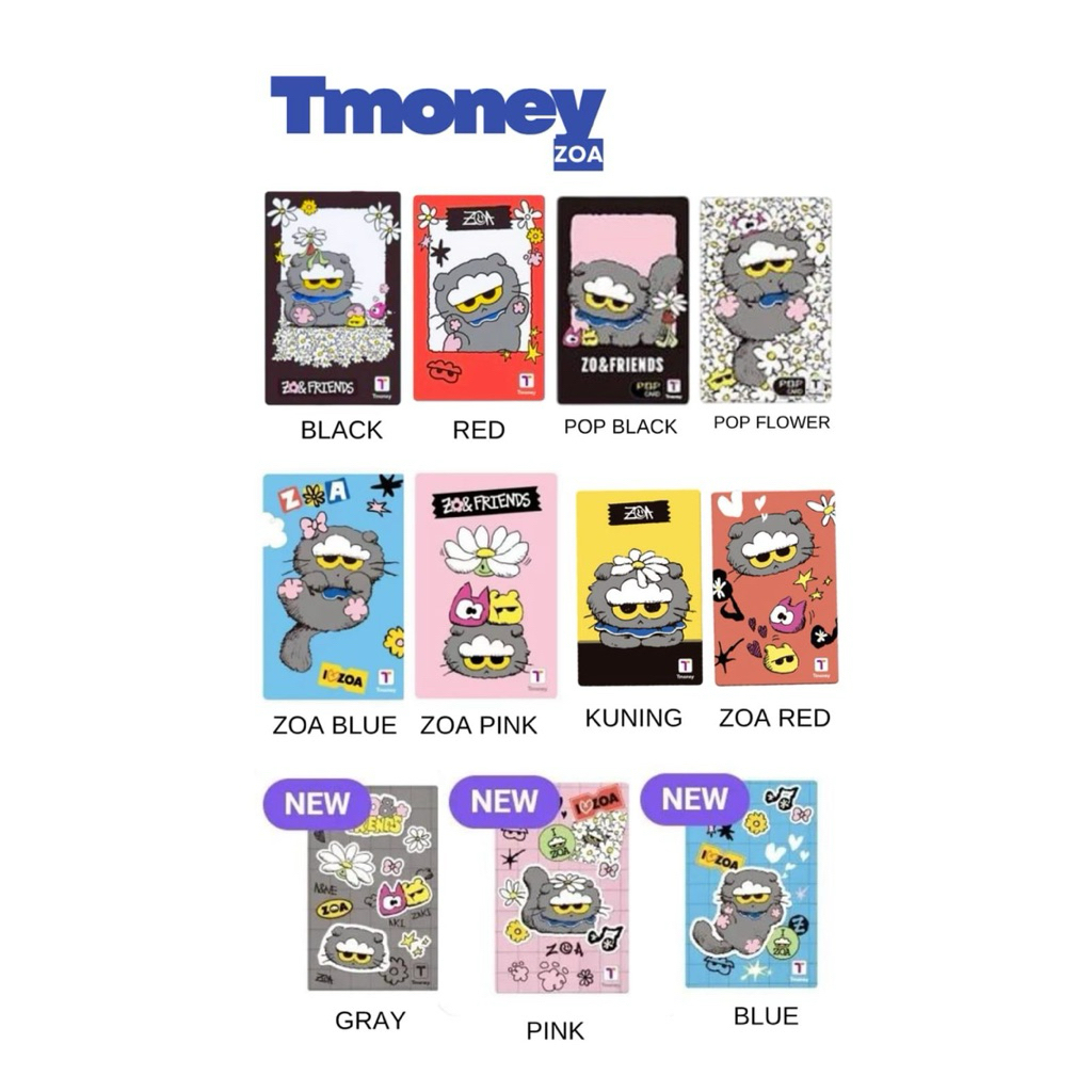 [READY STOCK] T-money zo&friends korea