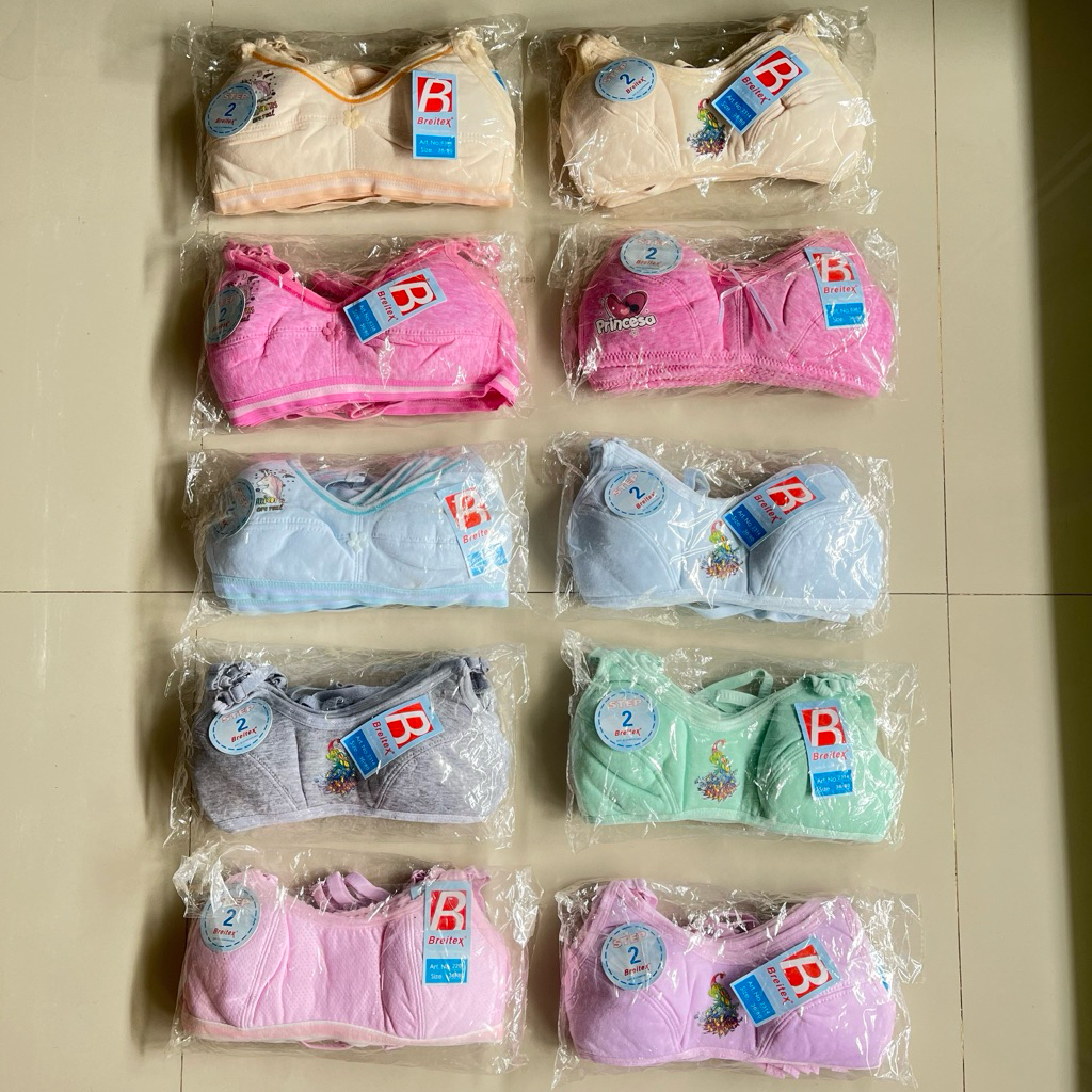 (GROSIR 6PC) BRA/BH BREITEX 2step/BH non busa/BH remaja