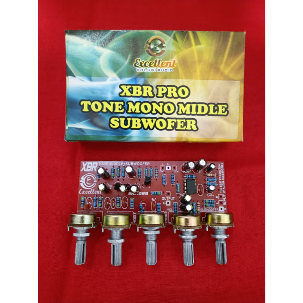 Tone Control Mono XBR Pro Midle Subwoofer