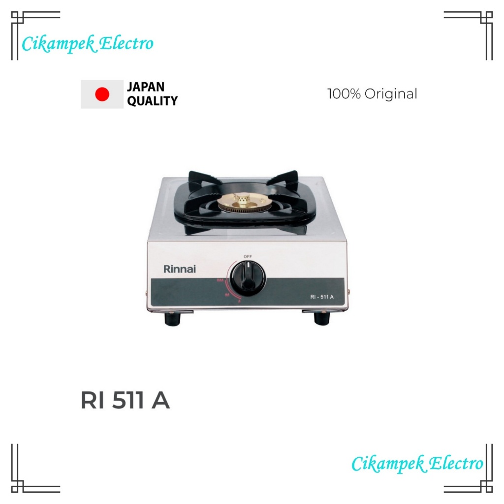 Kompor Gas Rinnai RI-511A / RI 511 A ( 1 Tungku )