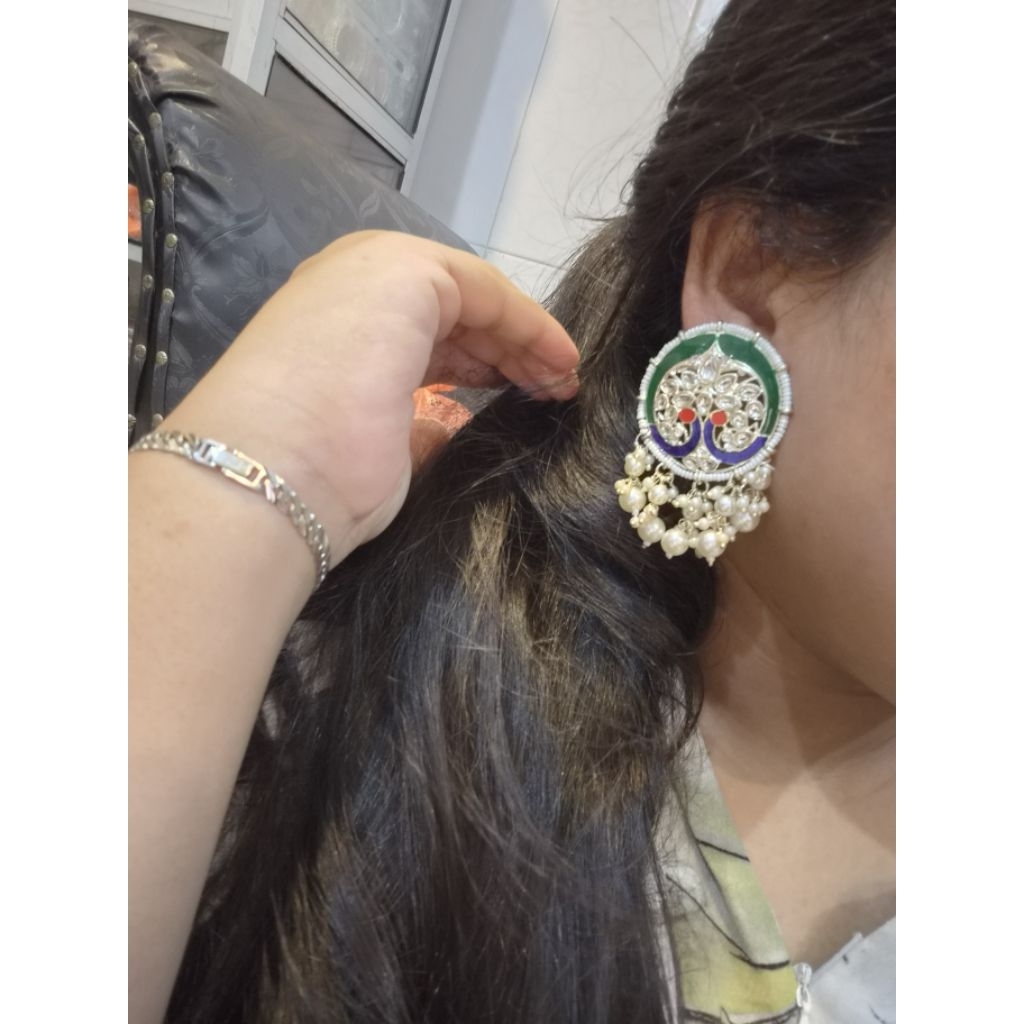 Anting india / anting lonceng / anting lonceng india / jhumka earrings / meenakari earrings / anting