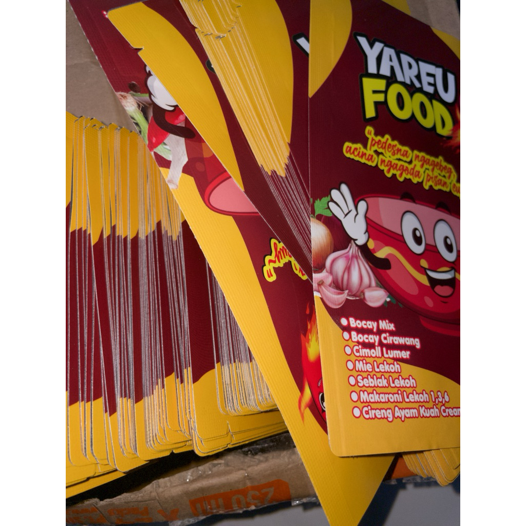 Yareufood frozen food baso aci, cirawang, cimol lumer, mie lekoh pedas, seblak lekoh, makaroni