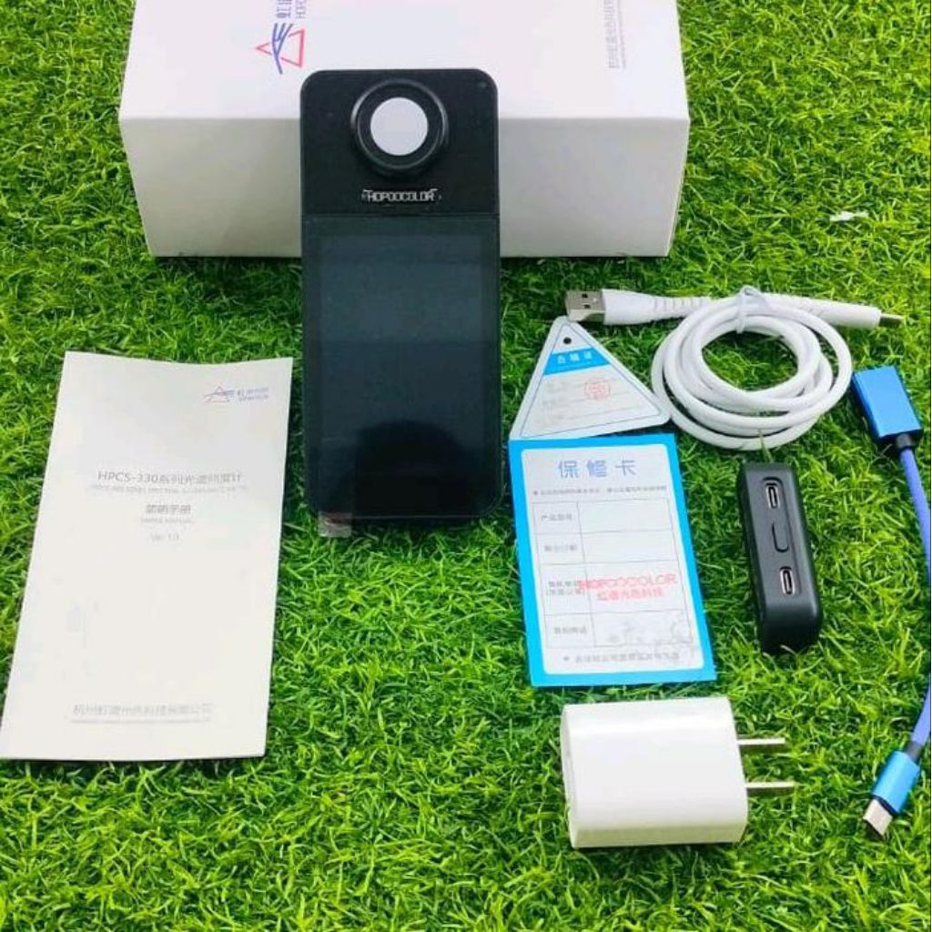 LUX Light Meter Spectrum Measurement Led Spectrum Analyzer CCT CRI Spectrometer HPCS-330