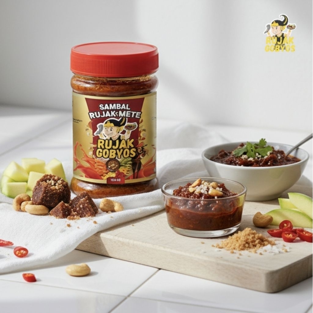 Sambal Rujak Mete 200gr Tanpa Mangga / Cocolan Buah  Rujak/ Bumbu Rujak