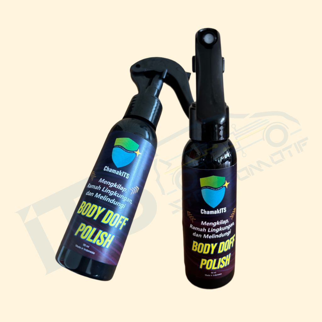 ChamakITS Body Doff penghitam kendaraan polish Kit