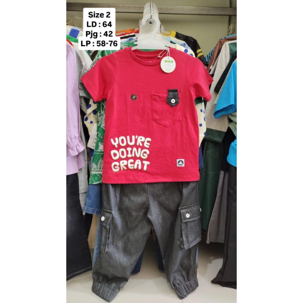 Setelan Kaos Anak by Oshiby