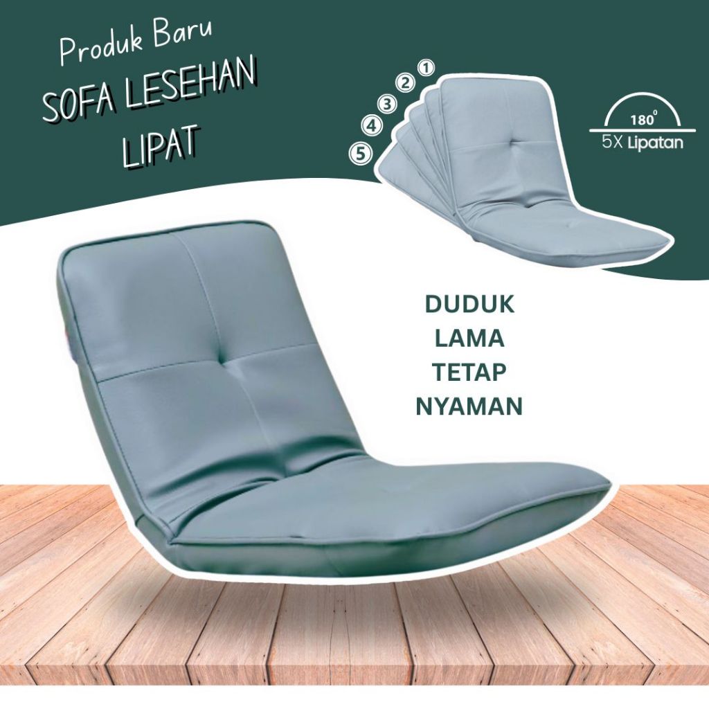 Kursi Lesehan Sofa Lantai Lipat Sandaran