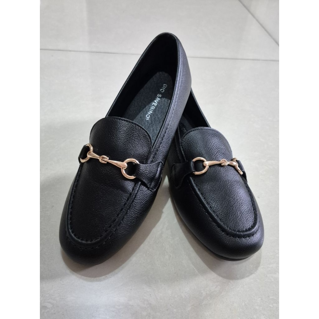 loafers wanita gio saverino sepatu sandal flat shoes