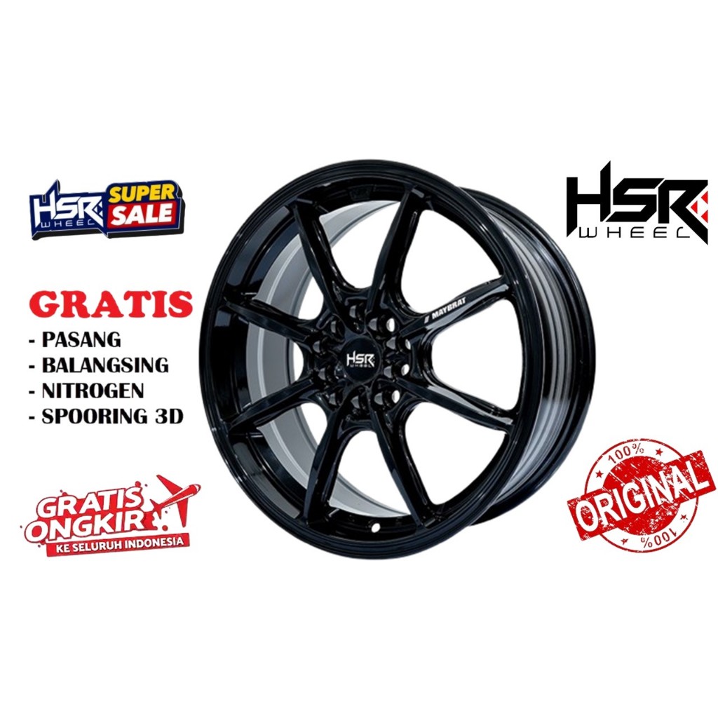 Velg Mobil HSR Ring 17 Type HSR Maybrat Untuk Mobil Innova Rush Terios Xpander DLL