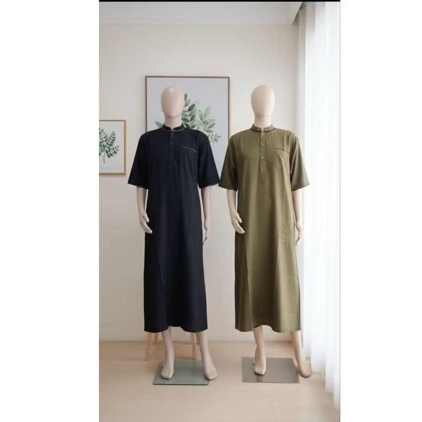 Jubah Dewasa/Jubah Tangan Pendek/Jubah Madinah