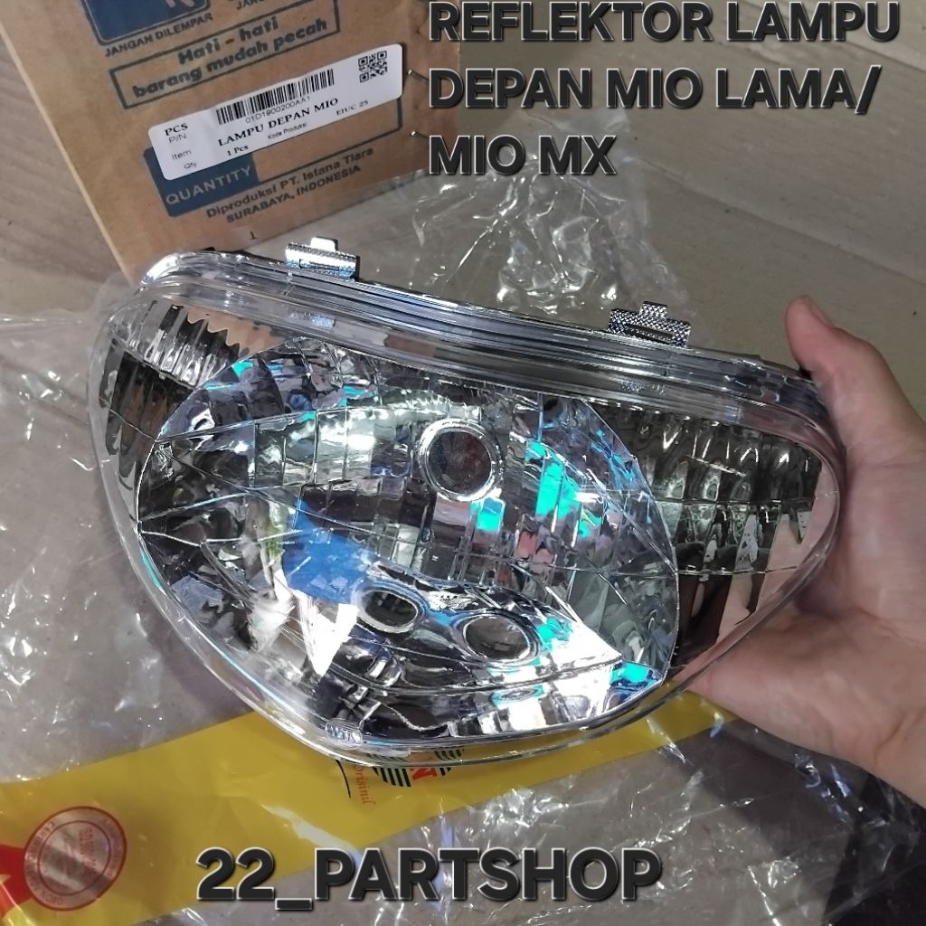 WIN - Reflektor Lampu Depan MIO SPORTY - Lampu Depan Set Mika Mio Lama/ Mio Mx 2004/2008