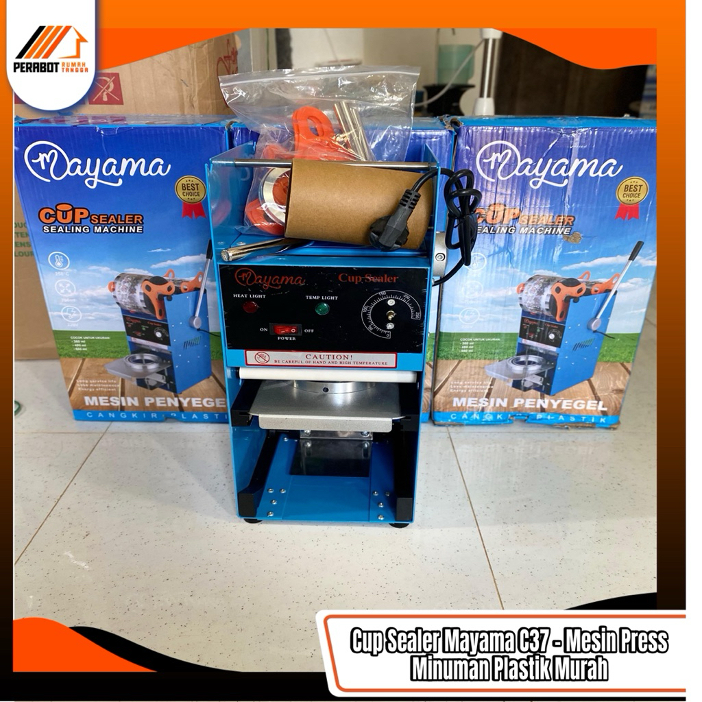 Mesin Cup Sealer Mayama C37 - Mesin Press Minuman Plastik 22 OZ