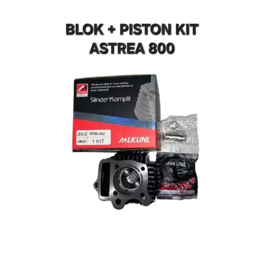CYLINDER BLOK BLOCK PLUS PISTON KIT ASTREA 800 STAR MLKUNL