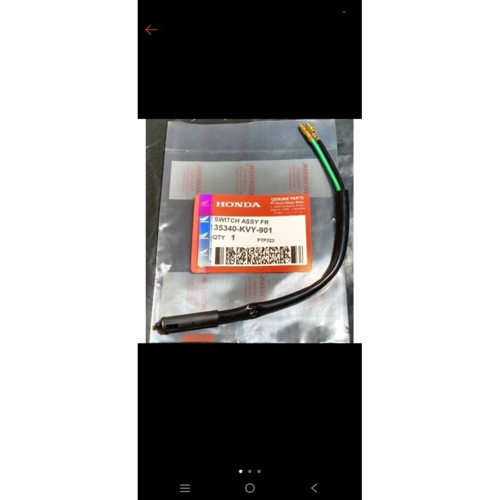 Switch rem kiri Beat Vario Switch rem belakang Beat vario