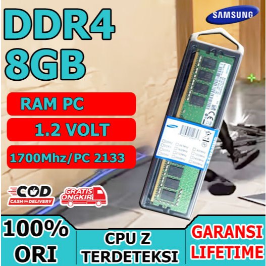 RAM memory longdim  PC DDR4 8GB PC17200 2133Mhz  RAM PC4 KOMPUTER DDR4 8GB