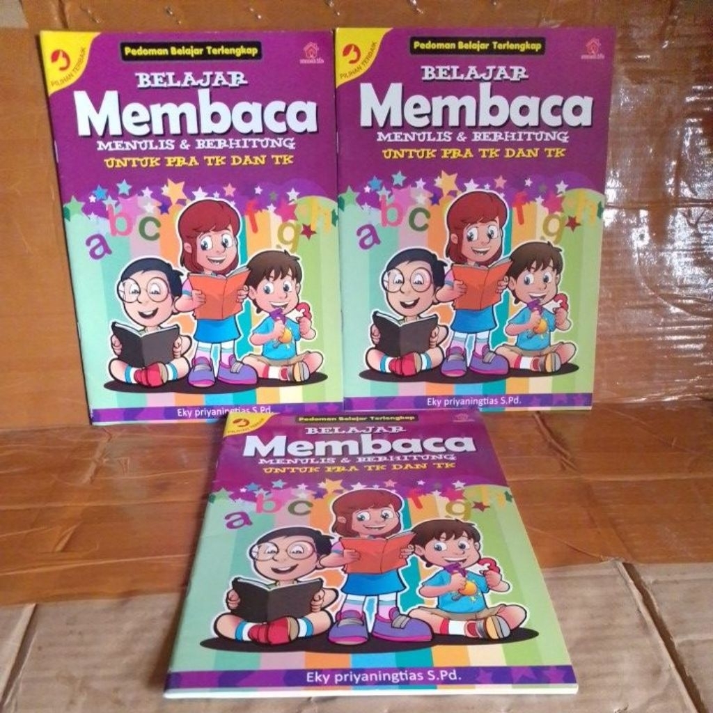 Buku Belajar Membaca Menulis &Berhitung Untuk Pra TK Dan Tk Buku Bekas Pakai