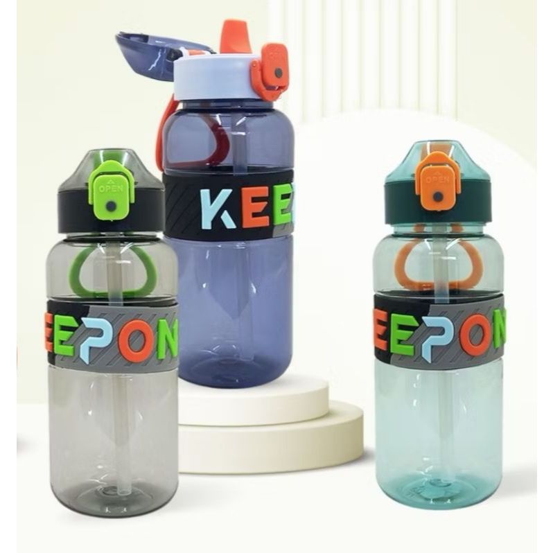 [WARNA RANDOM] Botol Air Minum Besar/Botol Air Olahraga | Anti Tumpah BPA FREE