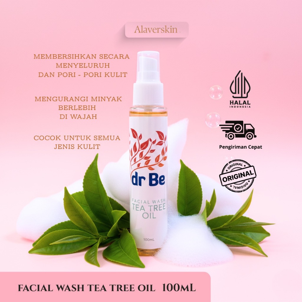 dr be glow - Facial Wash Tea Tree Oil - Pembersih wajah 100mL