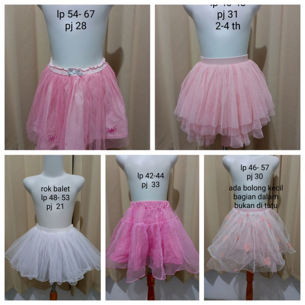rok tutu anak preloved