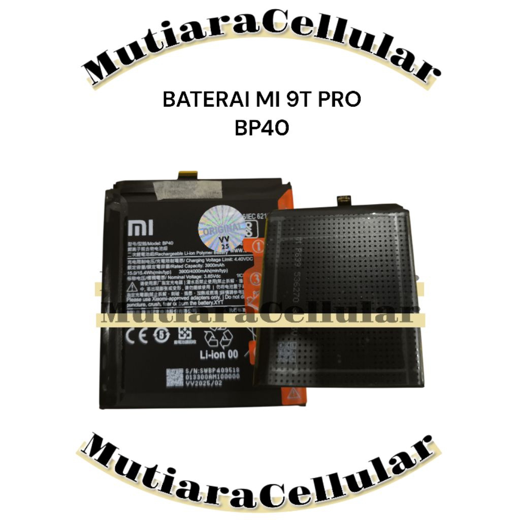 BATERAI MI 9T PRO / BP40
