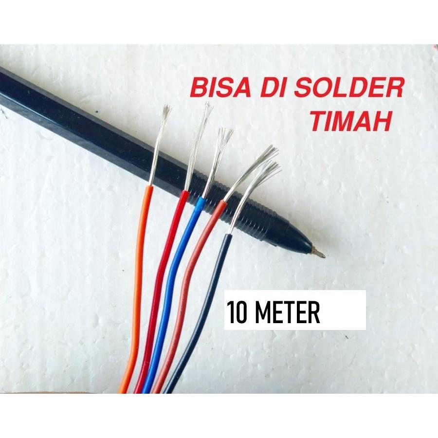 10 M KABEL awg 22 awg OTOMOTIF MOBIL MOTOR AWG22 UNTUK ACCESORIS / variasi / audio kabel 22awg