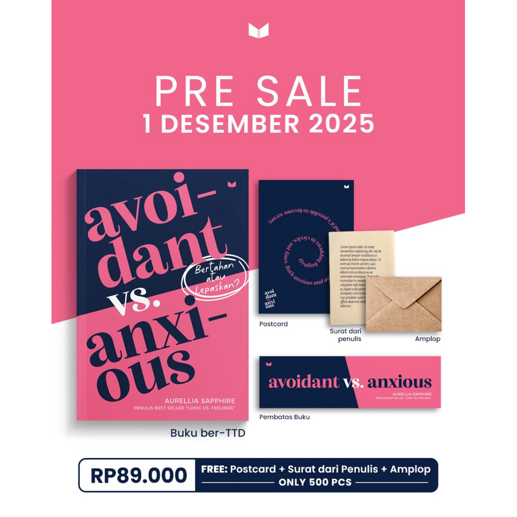 [PO] Avoidant vs. Anxious: Bertahan atau Lepaskan? (Tanpa Merch)