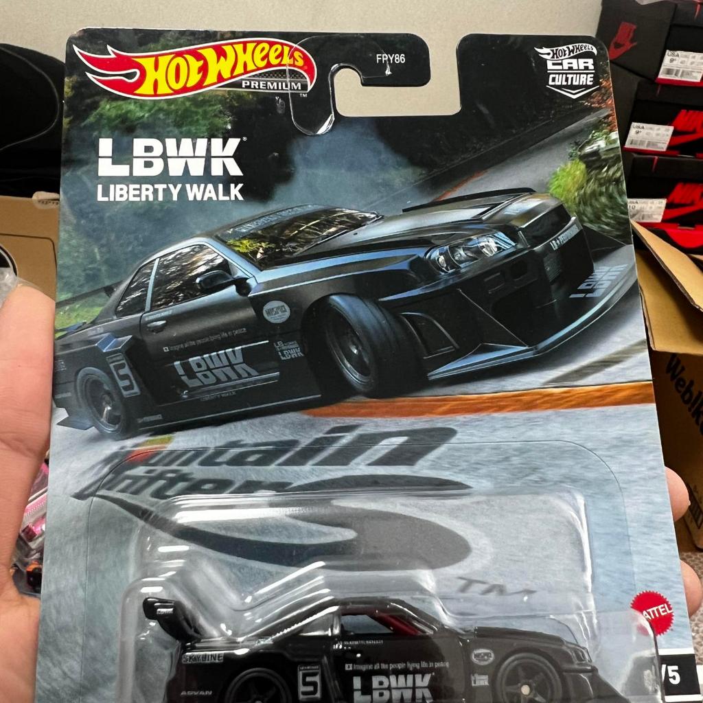 hot wheels premium chase nissan r34 LBWK+bonus lbwk