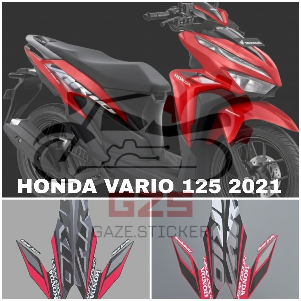 STICKER STRIPING MOTOR HONDA VARIO 125 2021
