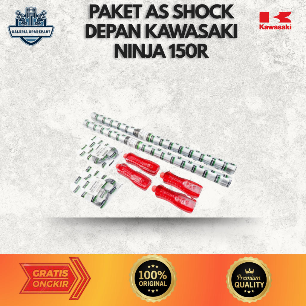 Paket As Shock Depan Kawasaki Ninja 150R/as shock depan ninja
