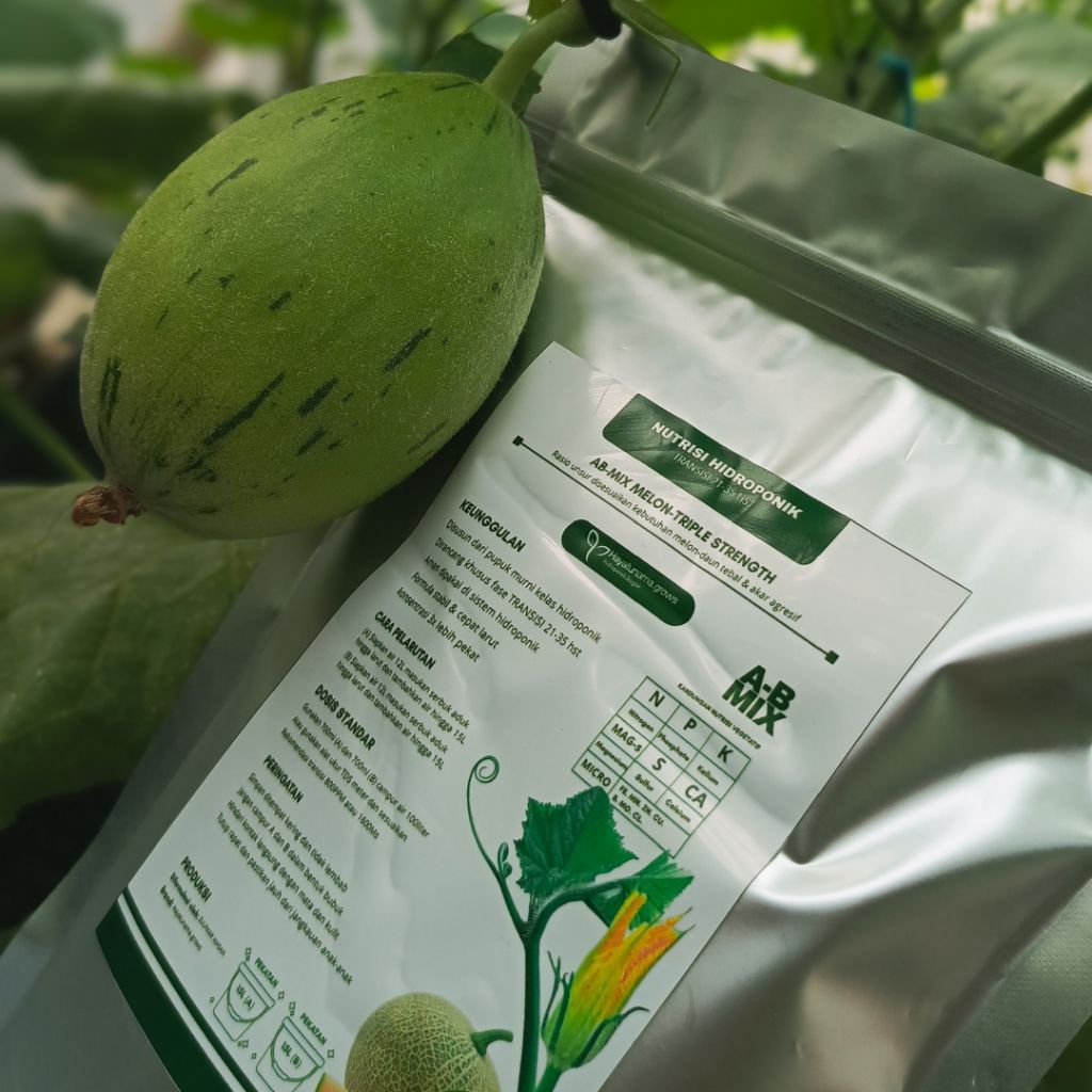 AB Mix Melon Fase Transisi (21-35hst) | AB MIX TRIPLE Strength ​| Nutrisi AB Mix 15liter | Melon ​Nu