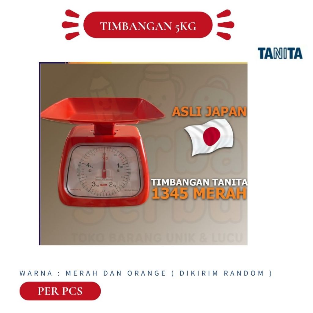TIMBANGAN 5KG TANITA ORIGINAL / TIMBANGAN DAPUR TANITA