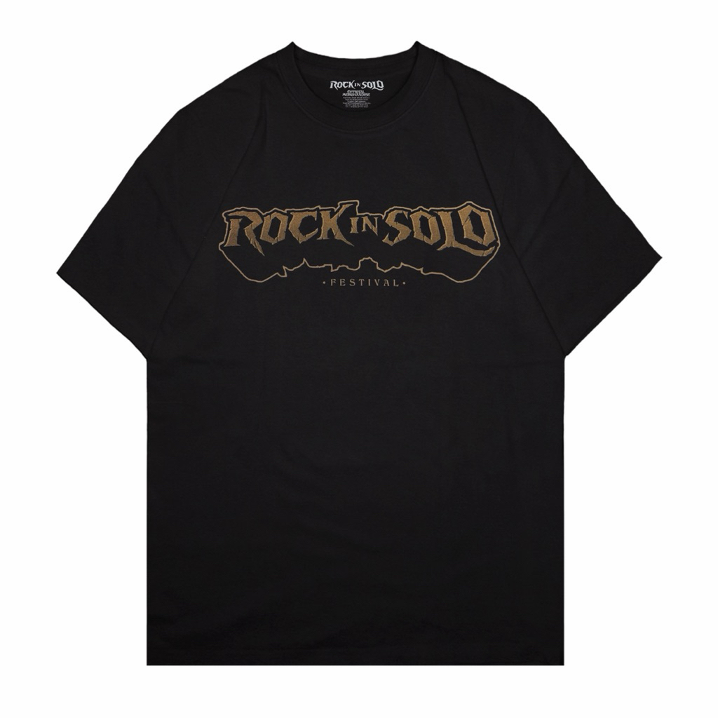 HOT TS Rock In Solo 2025 (Logo Version) Kaos Pria dan Wanita