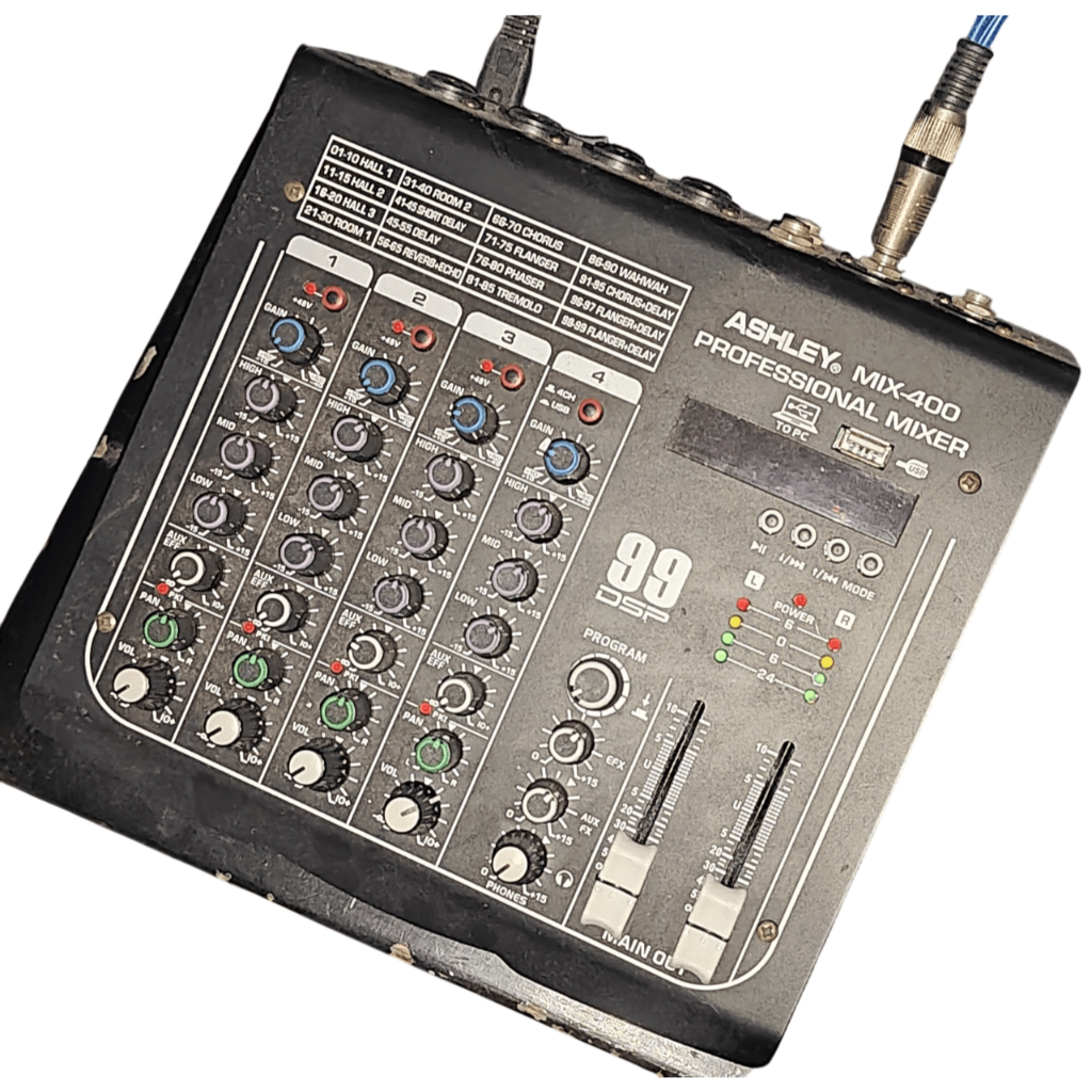 mixer audio ashley mix400 4channel ORIGINAL