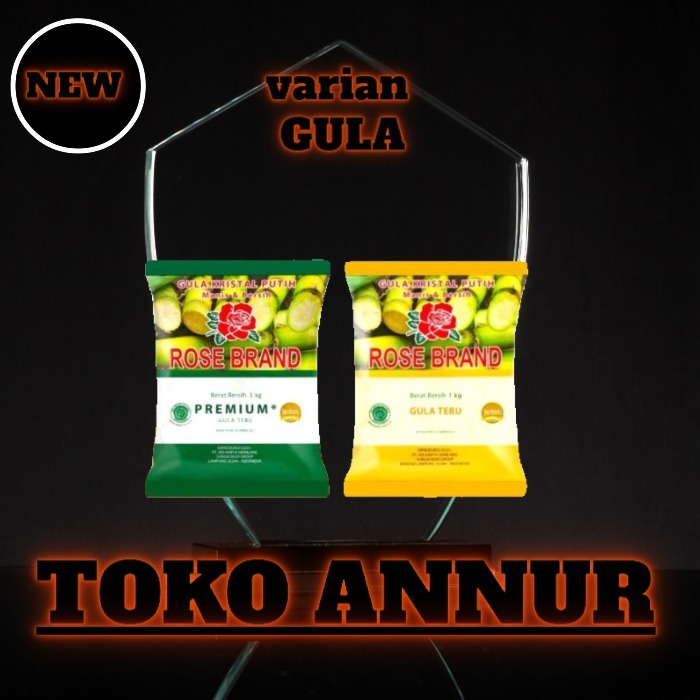 gula rosebrand kemasan 1kg , varian gula kemasan 1kg
