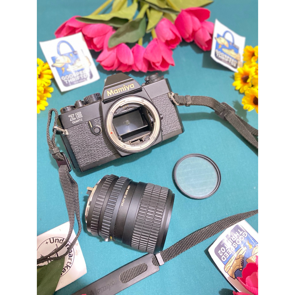 Camera Analog SLR MAMIYA ZE Quartz 35mm with Lens OSAWA MC 35-70mm