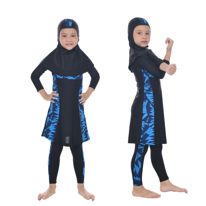 Baju renang muslim Anak TK usia 6-8 tahun