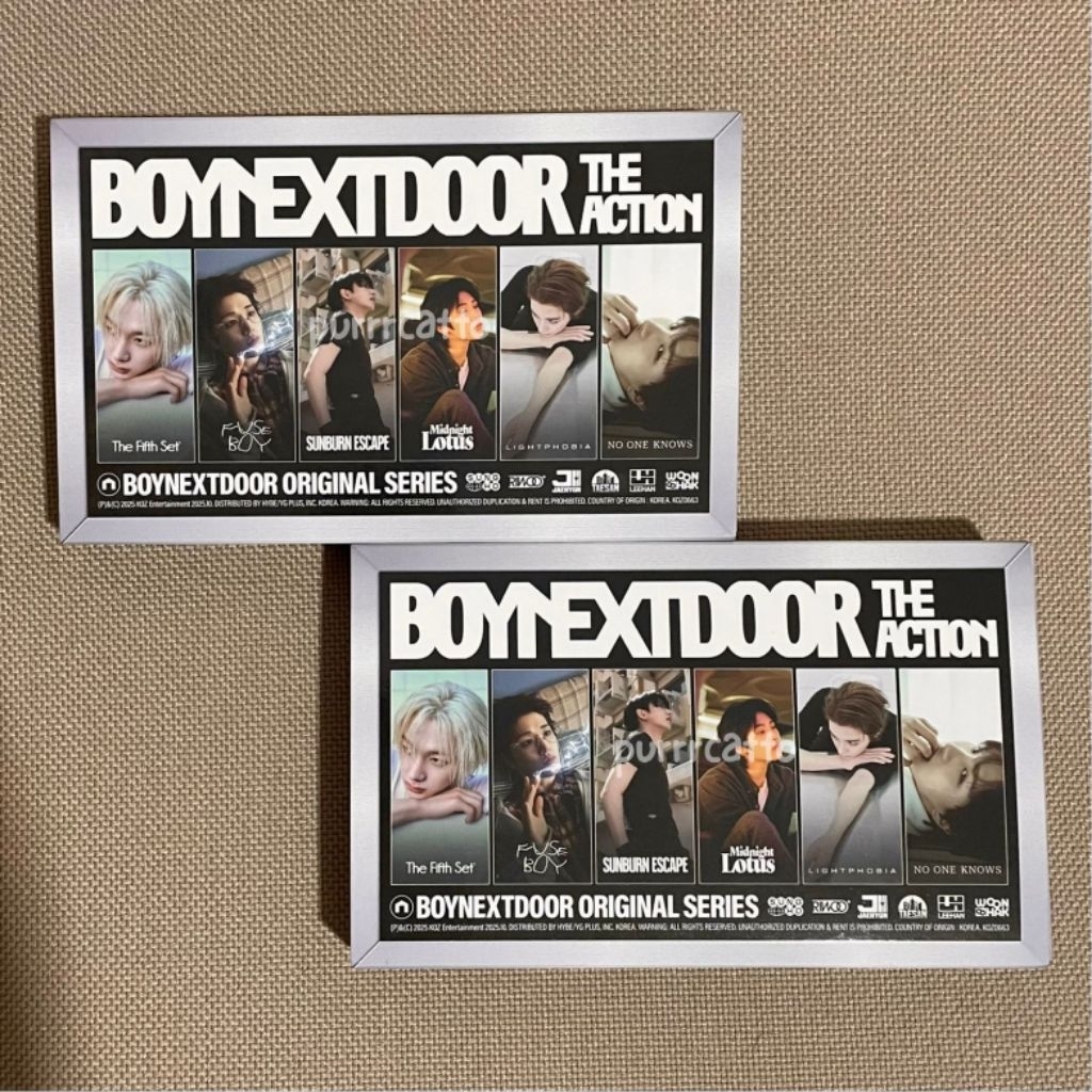 Album BOYNEXTDOOR The Action Frame Version Unsealed