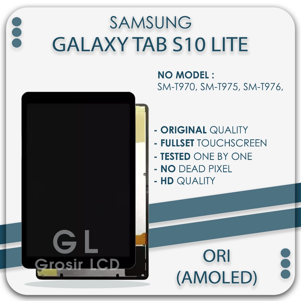 Grosir LCD Samsung Galaxy Tab S7 Plus  - Fullset Touchscreen