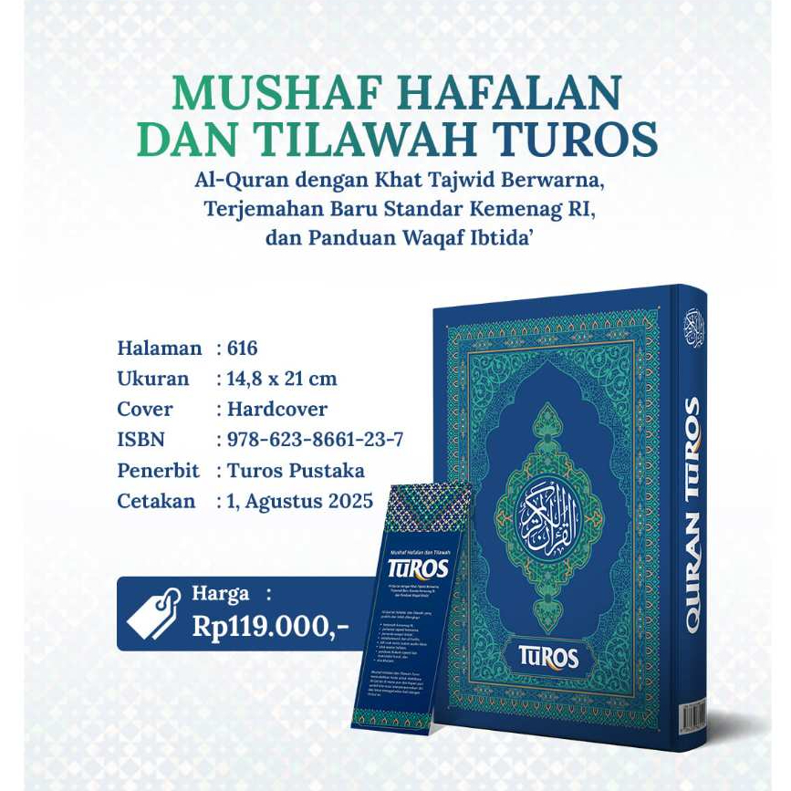 Al-Qur'an Terjemah Hafalan - Mushaf Hafalan dan Tilawah Turos Berwarna