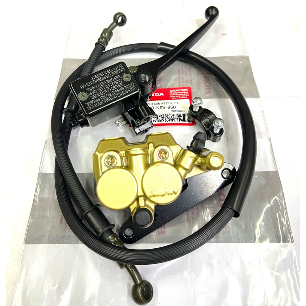 Kaliper Cakram Master Rem Set Sepaket Supra Supra X Lama Revo 100 Supra Fit Lama Kaliper (Ori Nisin)