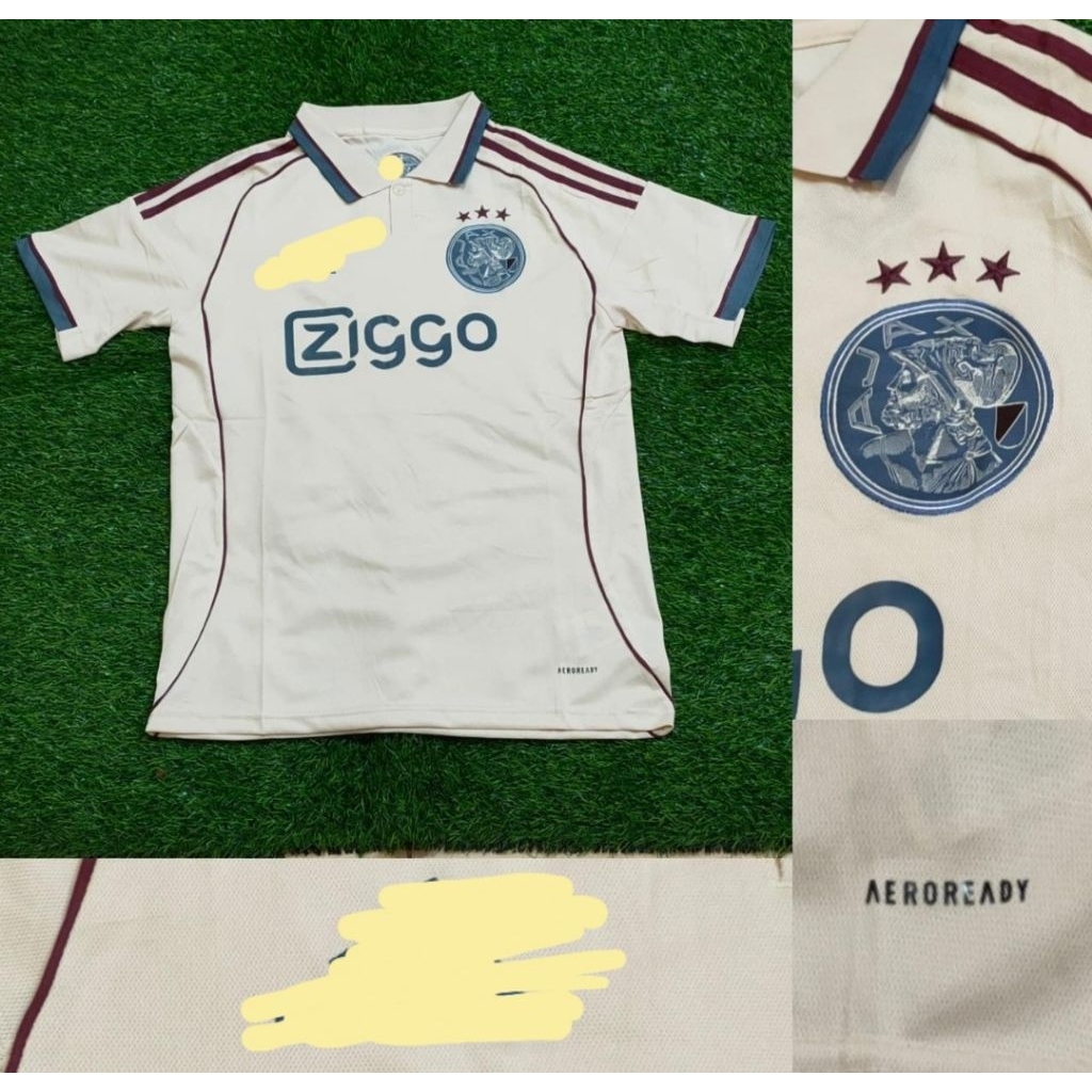 Jersey Kaos Baju Sepak Bola Ajax Ayak Amsterdam Home Away 3rd Third Climachill Player Issue Version 