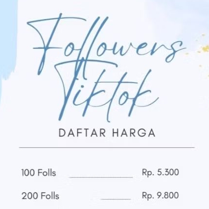 FOLLOWERS TIKTOK PERMANEN