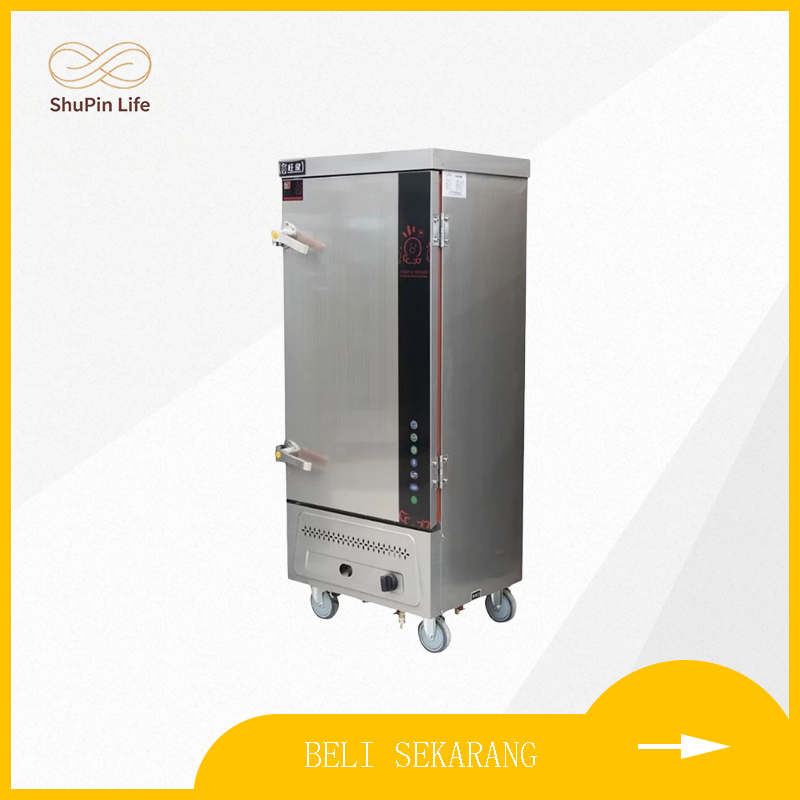 Rice Steamer 12 tray / steamer gas 12 tray / 12 nampan / mesin pengukus nasi 12 trayRice Steamer 12 