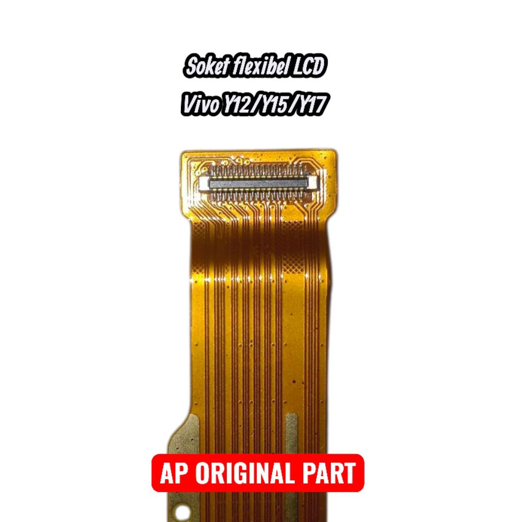 Konektor soket flexibel lcd Vivo Y12/Y15/Y17/soket lcd/konector lcd original copotan